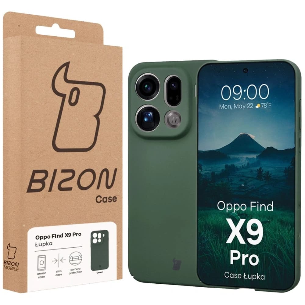 Bizon Case Lupka Oppo Find X9 Pro green - 6