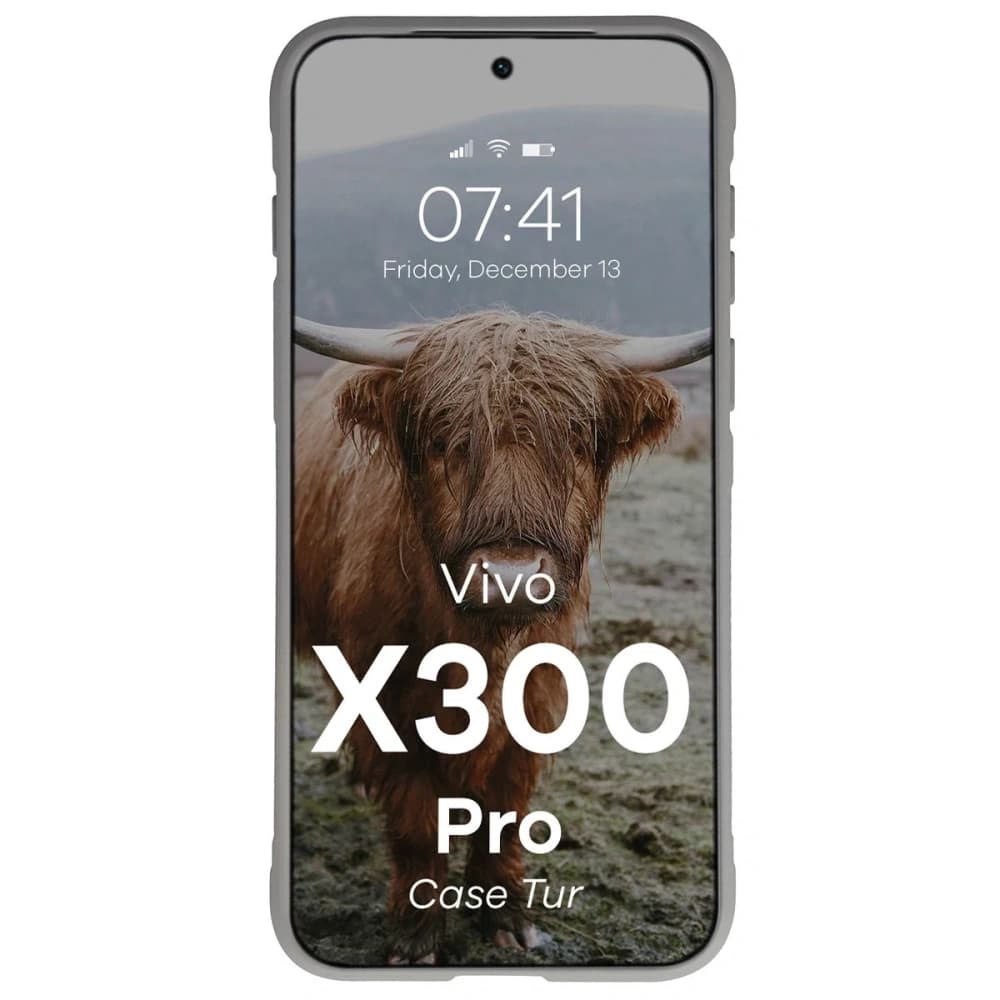 Bizon Case Tur Vivo X300 Pro light grey - 5
