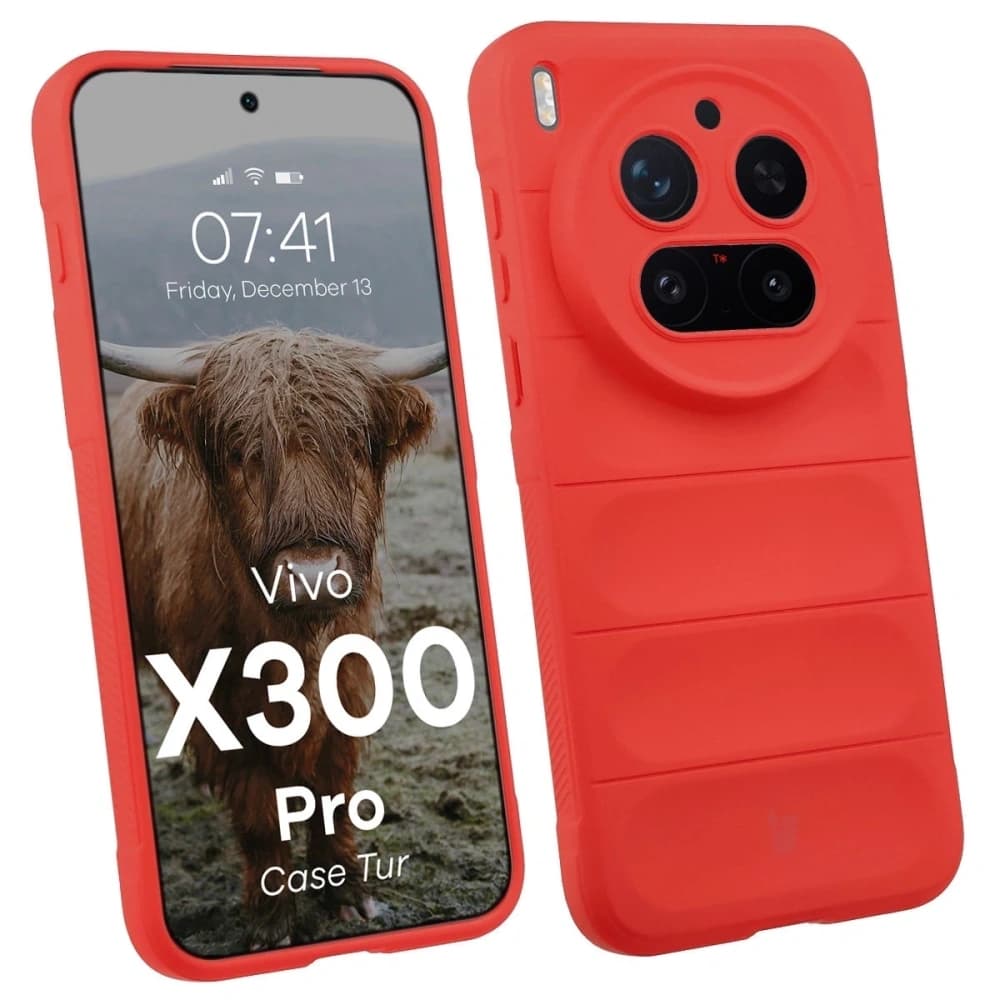 Bizon Case Tur Vivo X300 Pro rot - 1