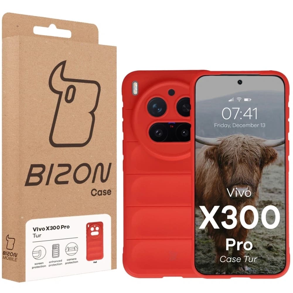 Bizon Case Tur Vivo X300 Pro rot - 8