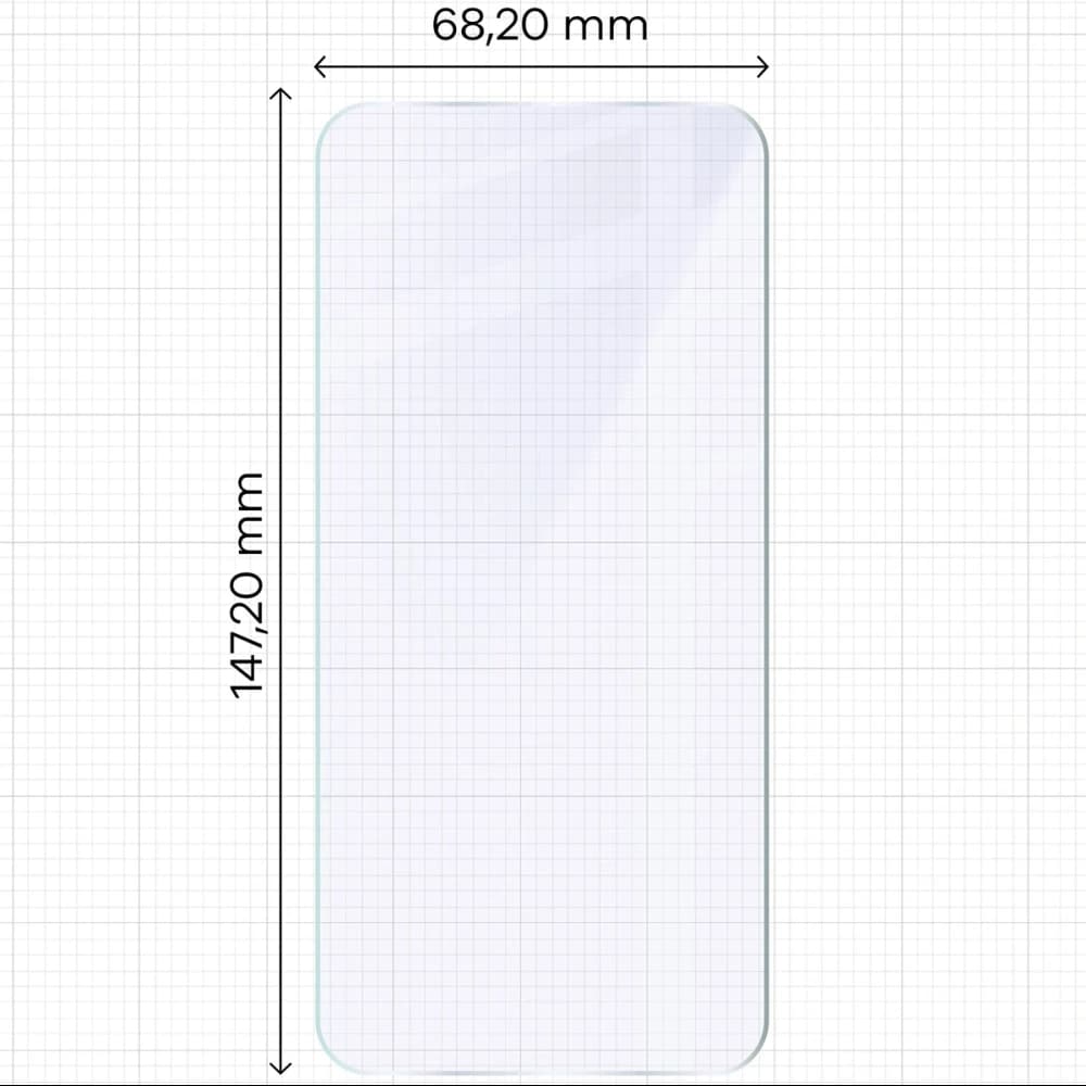 Elastyczne szkło hybrydowe Bizon Glass Mule do Vivo X300 - 2