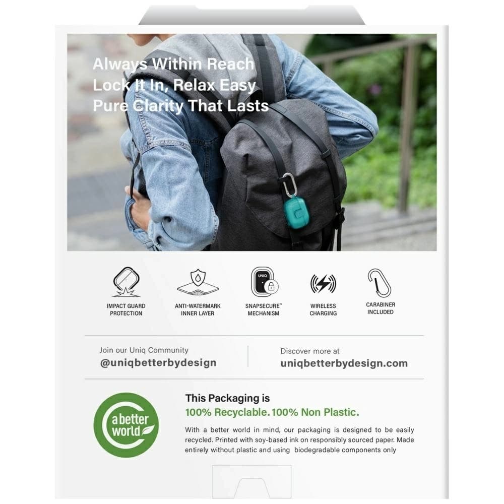 UNIQ Glase Pro Apple AirPods Pro 3 Lock Case rauch - 7