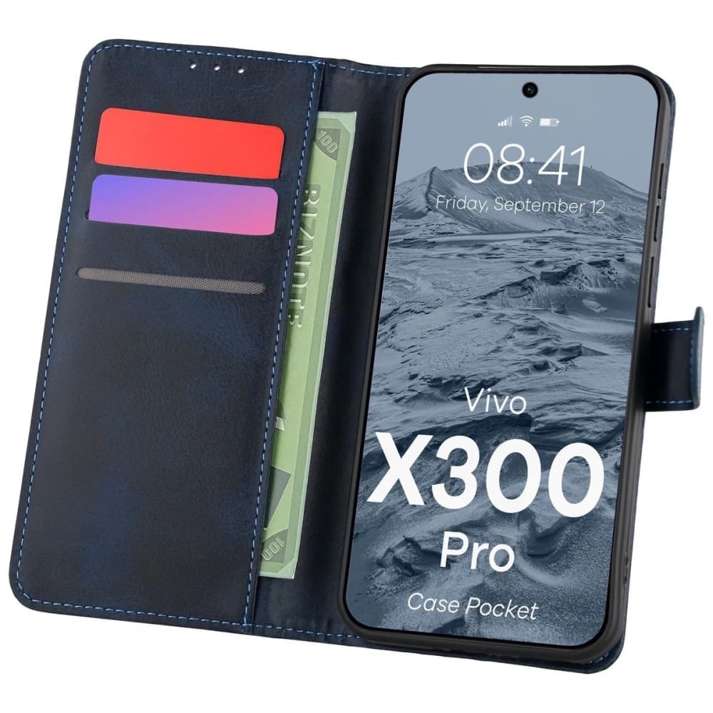 Bizon Case Pocket Vivo X300 Pro marineblau - 1