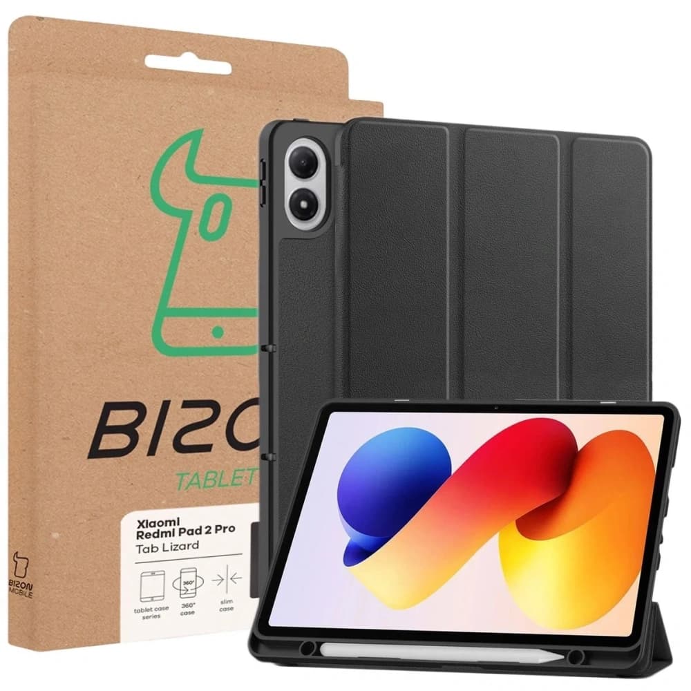 Bizon Case Tab Lizard Xiaomi Redmi Pad 2 Pro schwarz - 9