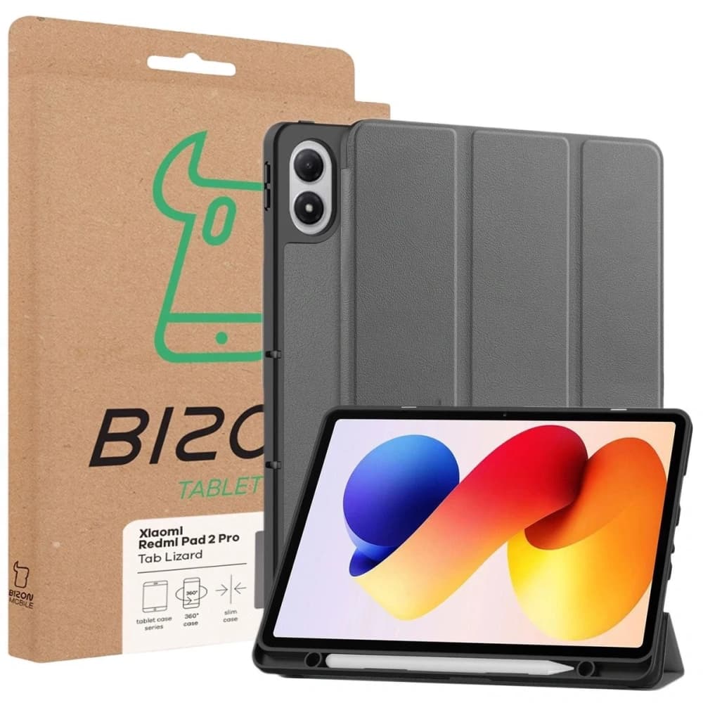 Bizon Case Tab Lizard Xiaomi Redmi Pad 2 Pro grau - 9