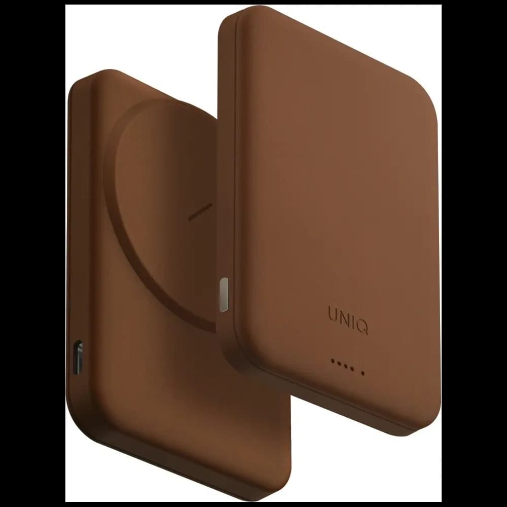 UNIQ Lyden Lexa Magnetic Powerbank 5000mAh PD USB-C MagSafe caramel - 2