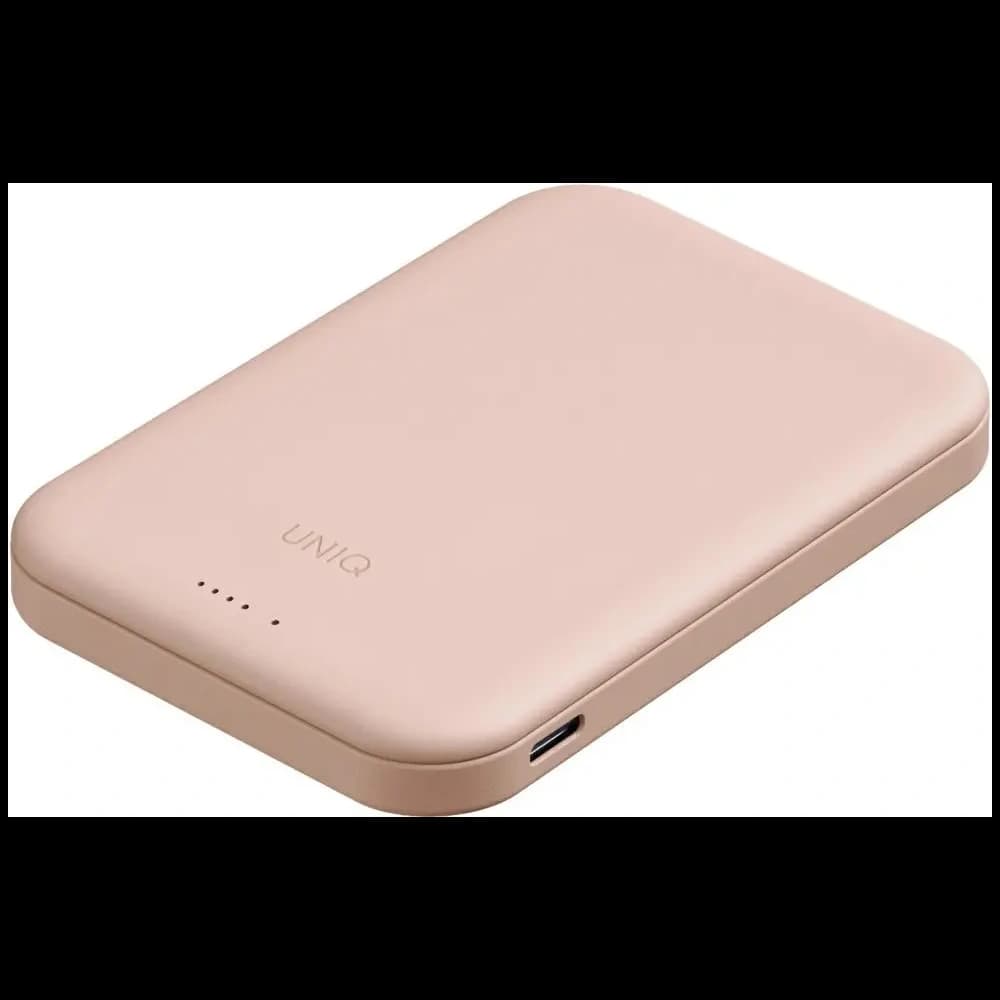 UNIQ Lyden Lexa Magnetic Powerbank 5000mAh PD USB-C MagSafe pink - 1