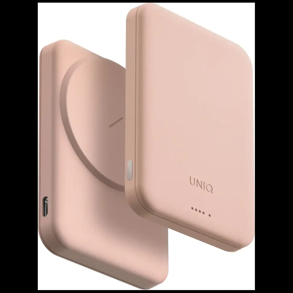 UNIQ Lyden Lexa Magnetic Powerbank 5000mAh PD USB-C MagSafe pink - 2