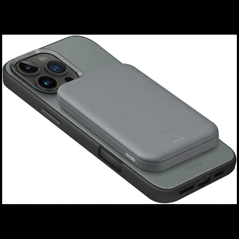 UNIQ Lyden Lexa Magnetic Powerbank 5000mAh PD USB-C MagSafe green - 3