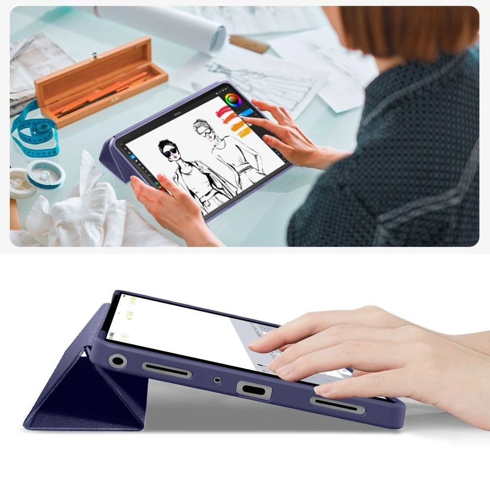 Etui Tech-Protect SmartCase do Samsung Galaxy Tab A9+ / A11+ Plus 11.0 X210 / X215 / X216 / X230 / X235 / X236 Navy - 8
