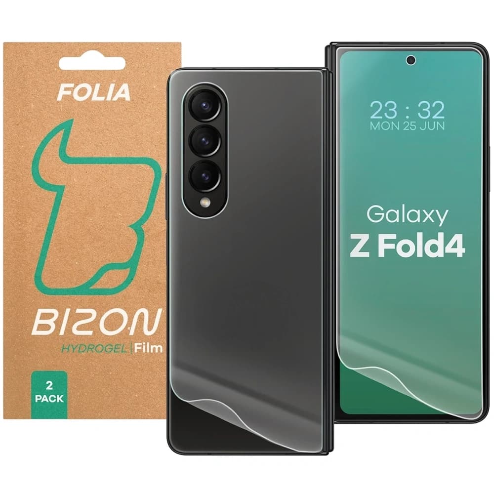 Hydrogel-Folie für Rückseite und Vorderseite Bizon Glass Hydrogel Pack für Samsung Galaxy Z Fold4 - 1