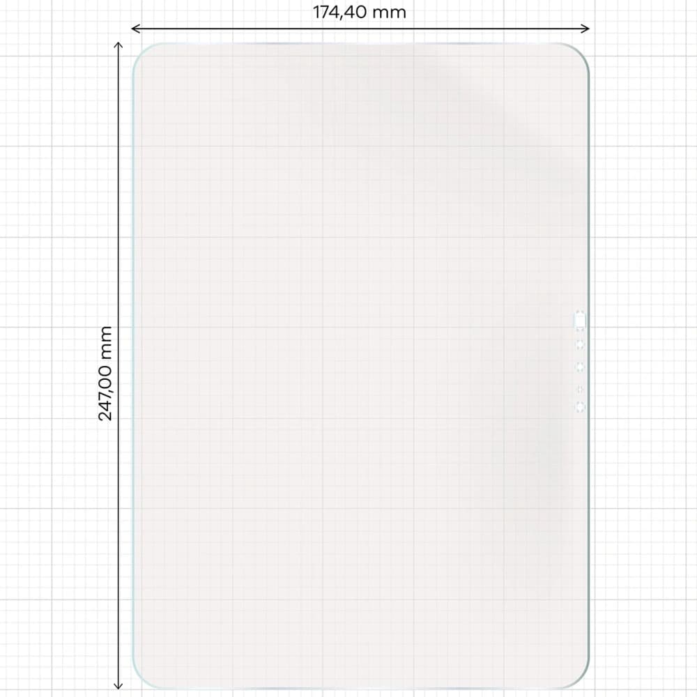 Folia matowa Bizon Glass Tab Film Sun do Apple iPad Pro 11" M5 2025 - 2