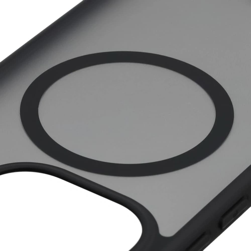 Etui z pierścieniem magnetycznym Bizon Case MatteO do Xiaomi 15T przydymione-czarne - 3