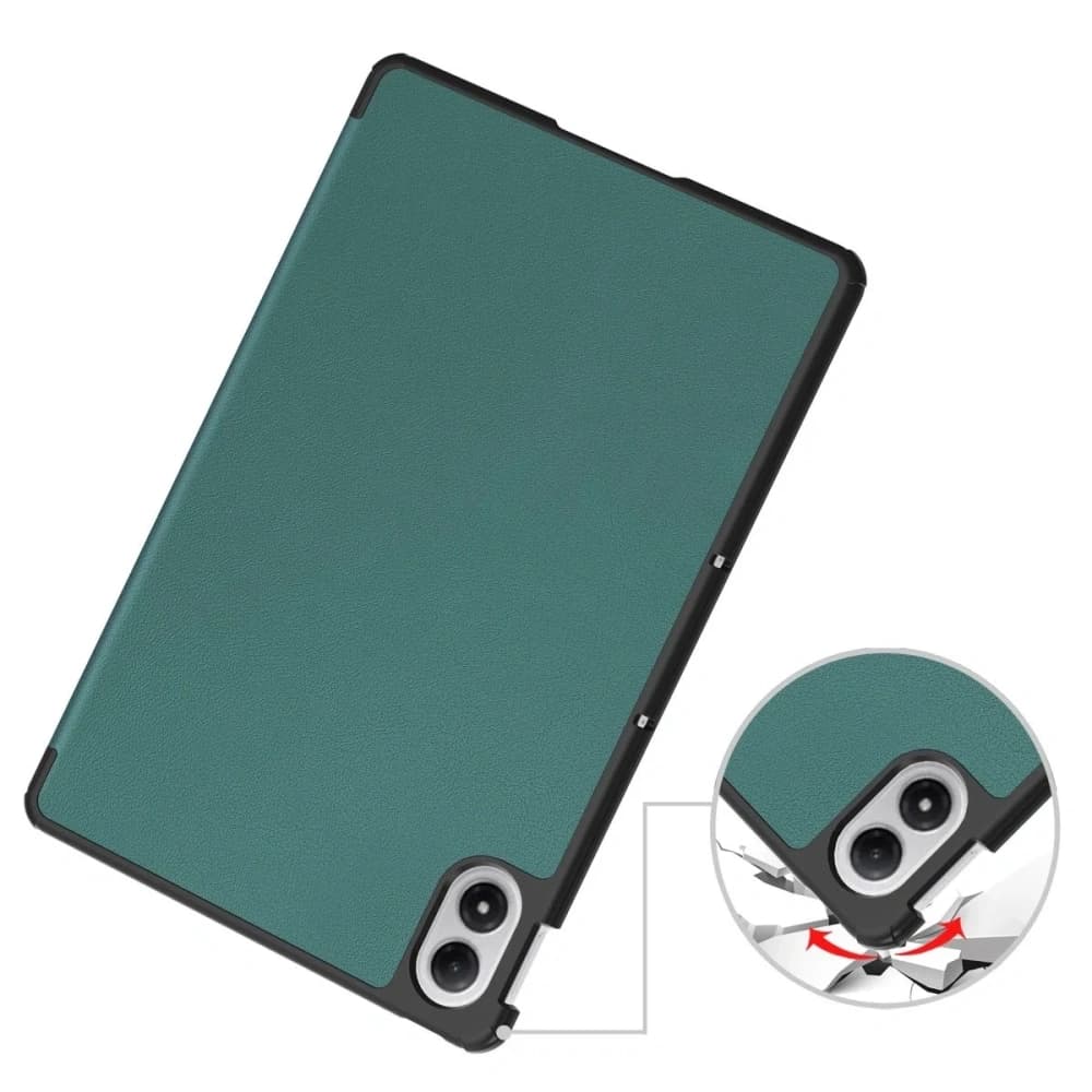 Etui mit Klappe Bizon Case Tab Croc für Xiaomi Redmi Pad 2 Pro dunkelgrün - 3
