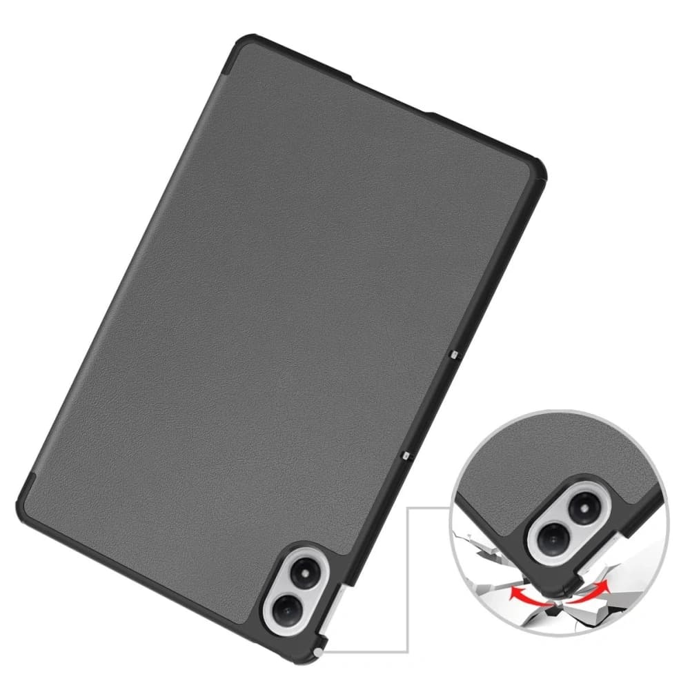 Etui mit Klappe Bizon Case Tab Croc für Xiaomi Redmi Pad 2 Pro grau - 3