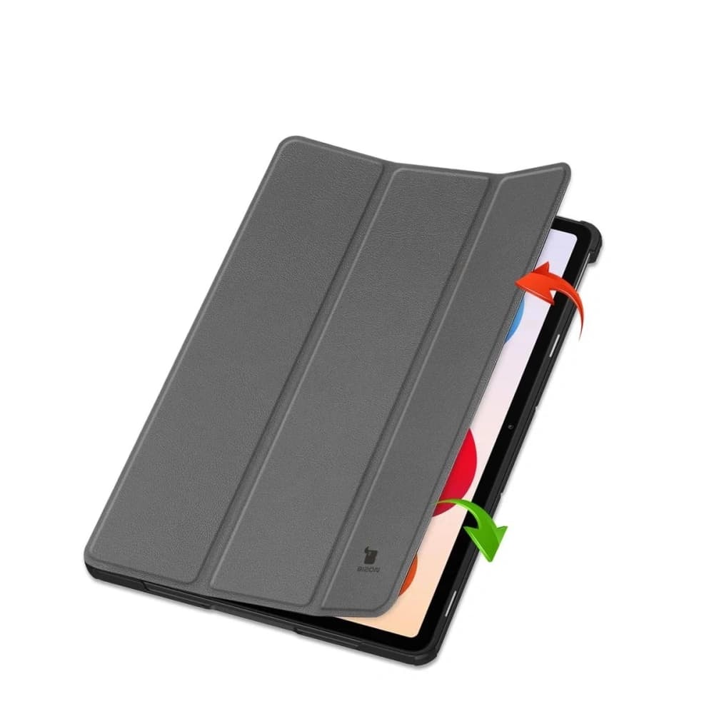 Etui mit Klappe Bizon Case Tab Croc für Xiaomi Redmi Pad 2 Pro grau - 6