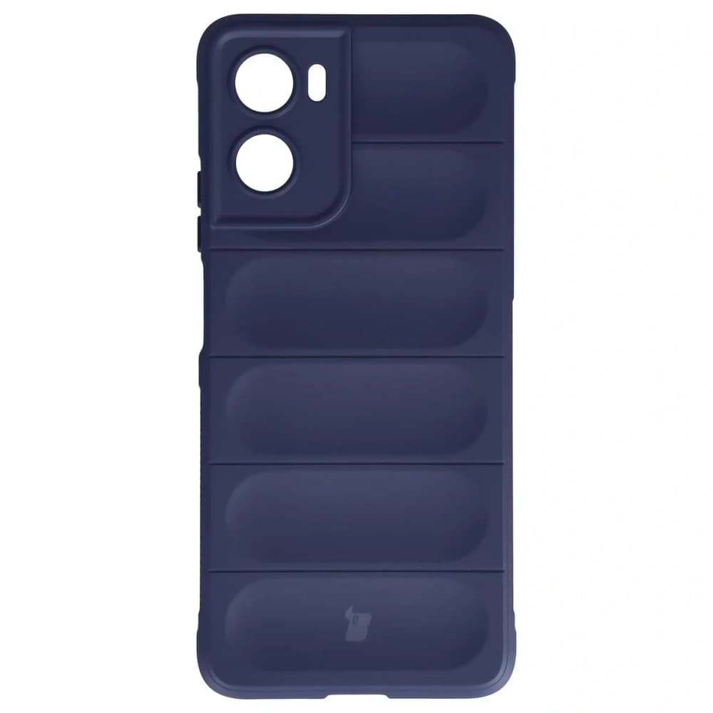 Panzerglas Etui Bizon Case Tur für Motorola Moto G06 4G / G06 Power 4 marineblau - 2