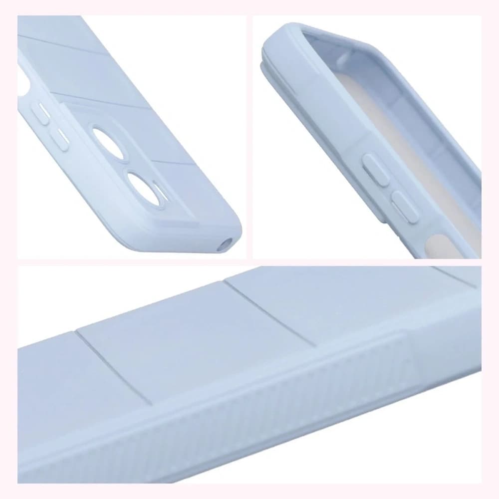 Panzerglas Etui Bizon Case Tur für Motorola Moto G06 4G / G06 Power 4 hellblau - 7