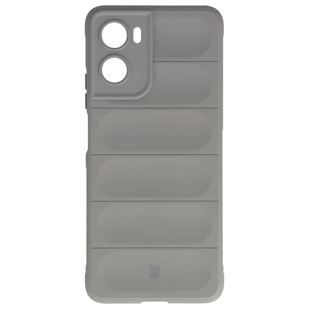 Panzerglas Etui Bizon Case Tur für Motorola Moto G06 4G / G06 Power 4 hellgrau - 2