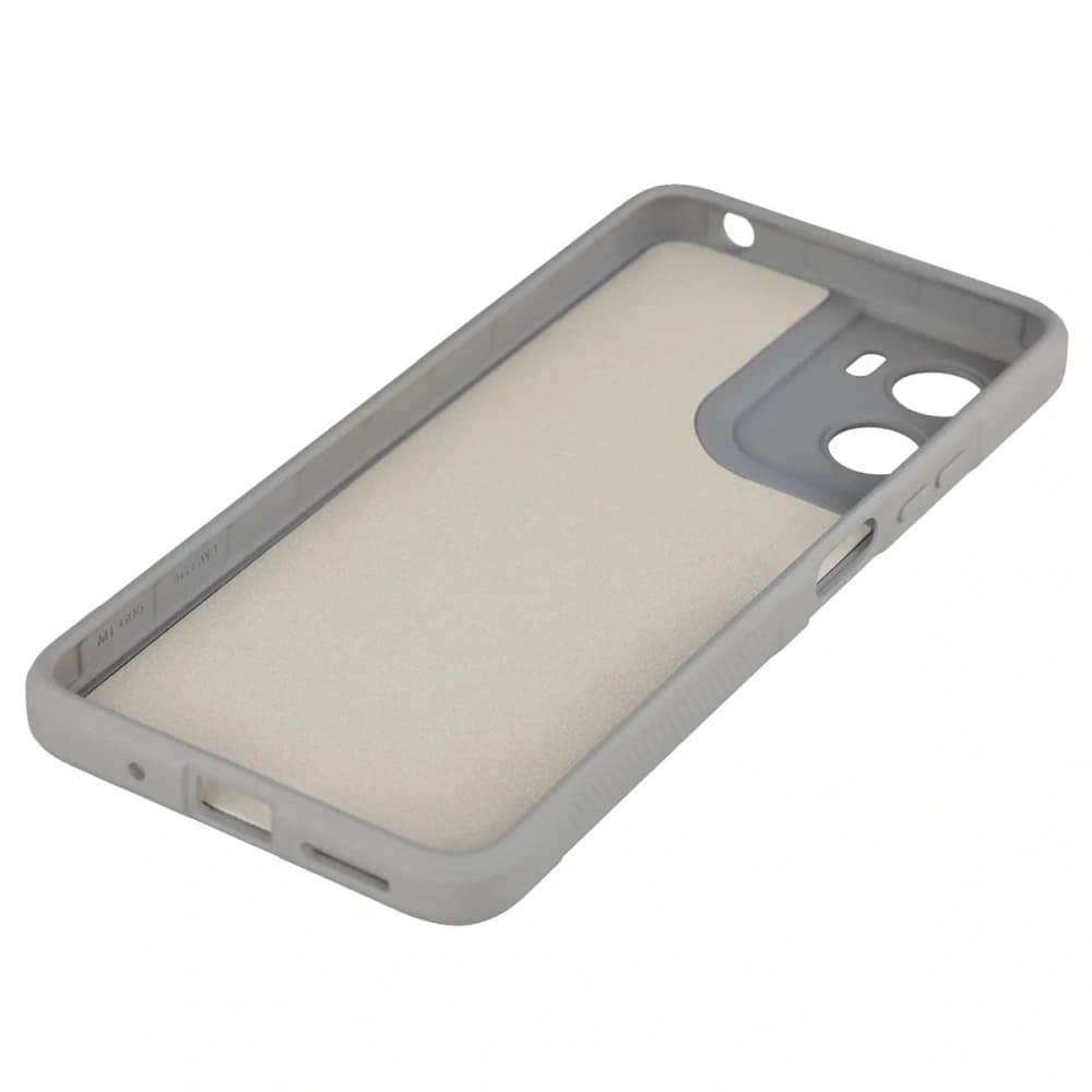 Panzerglas Etui Bizon Case Tur für Motorola Moto G06 4G / G06 Power 4 hellgrau - 4