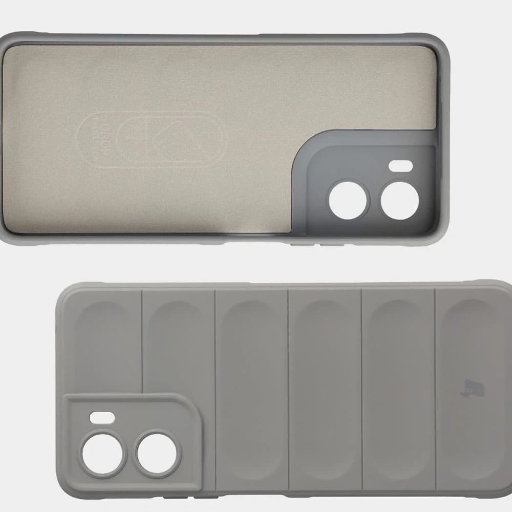 Panzerglas Etui Bizon Case Tur für Motorola Moto G06 4G / G06 Power 4 hellgrau - 6