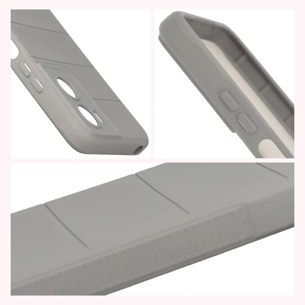 Panzerglas Etui Bizon Case Tur für Motorola Moto G06 4G / G06 Power 4 hellgrau - 7