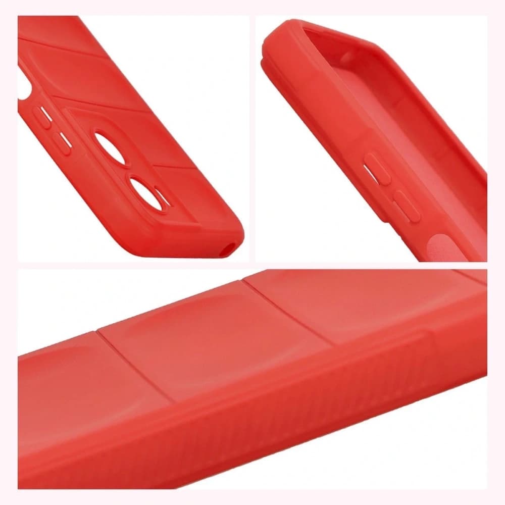Panzerglas Etui Bizon Case Tur für Motorola Moto G06 4G / G06 Power 4 rot - 7