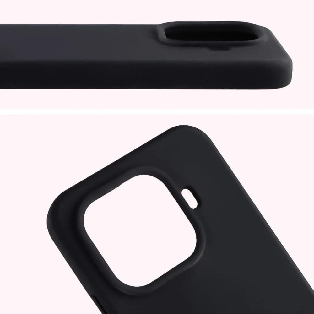 Silikonowe etui Bizon Soft Case do Xiaomi 15T Pro czarne - 5