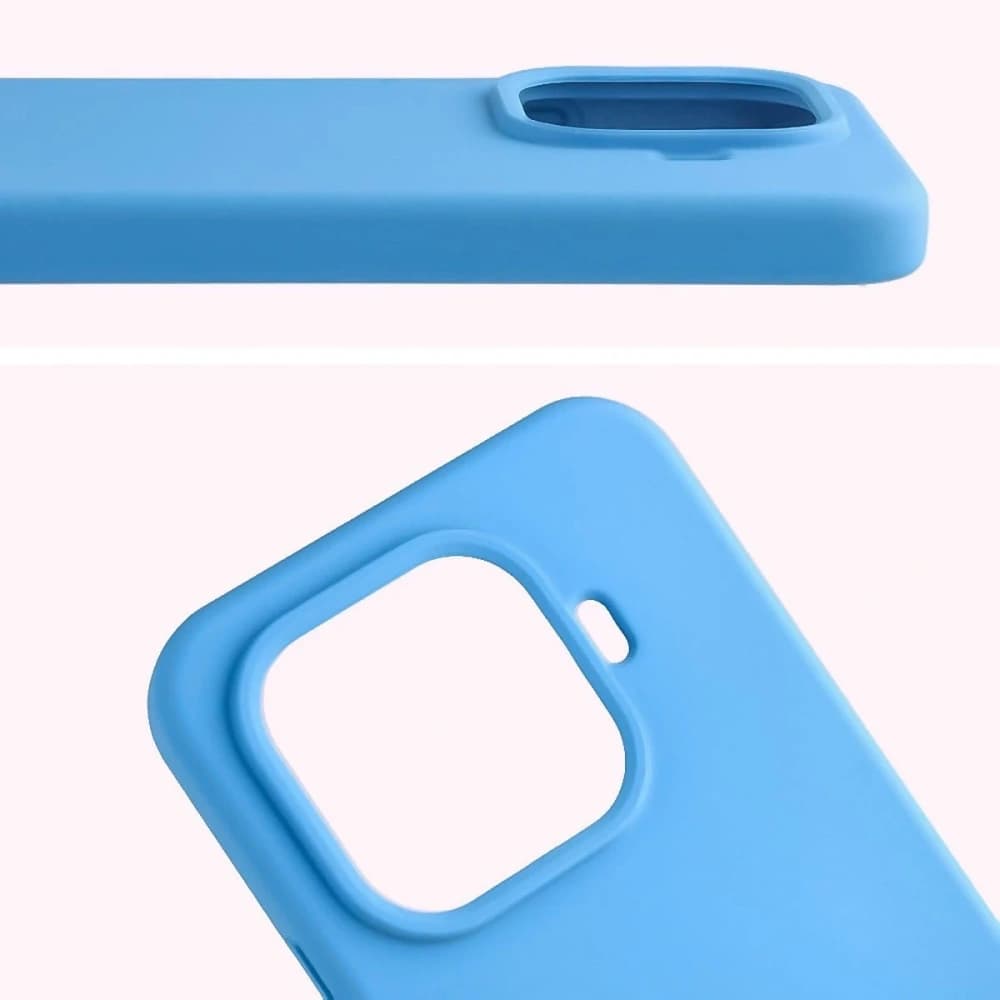 Silikon Etui Bizon Soft Case für Xiaomi 15T Pro blau - 5