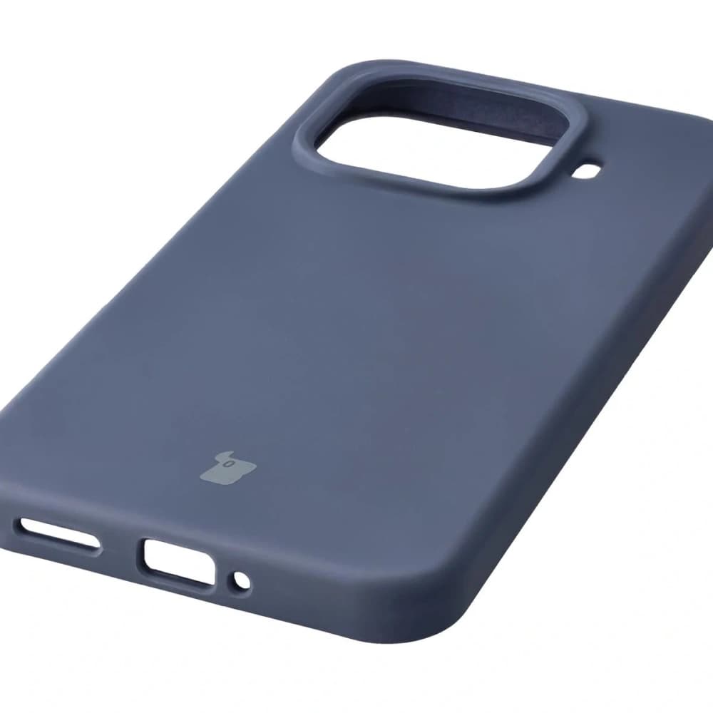 Silikonowe etui Bizon Soft Case do Xiaomi 15T Pro ciemnoniebieskie - 3