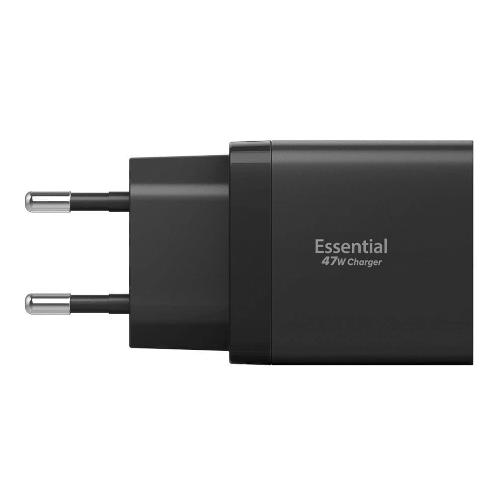 Spigen Essential EE472EU 2xUSB-C Netzladegerät 47W Schwarz - 3