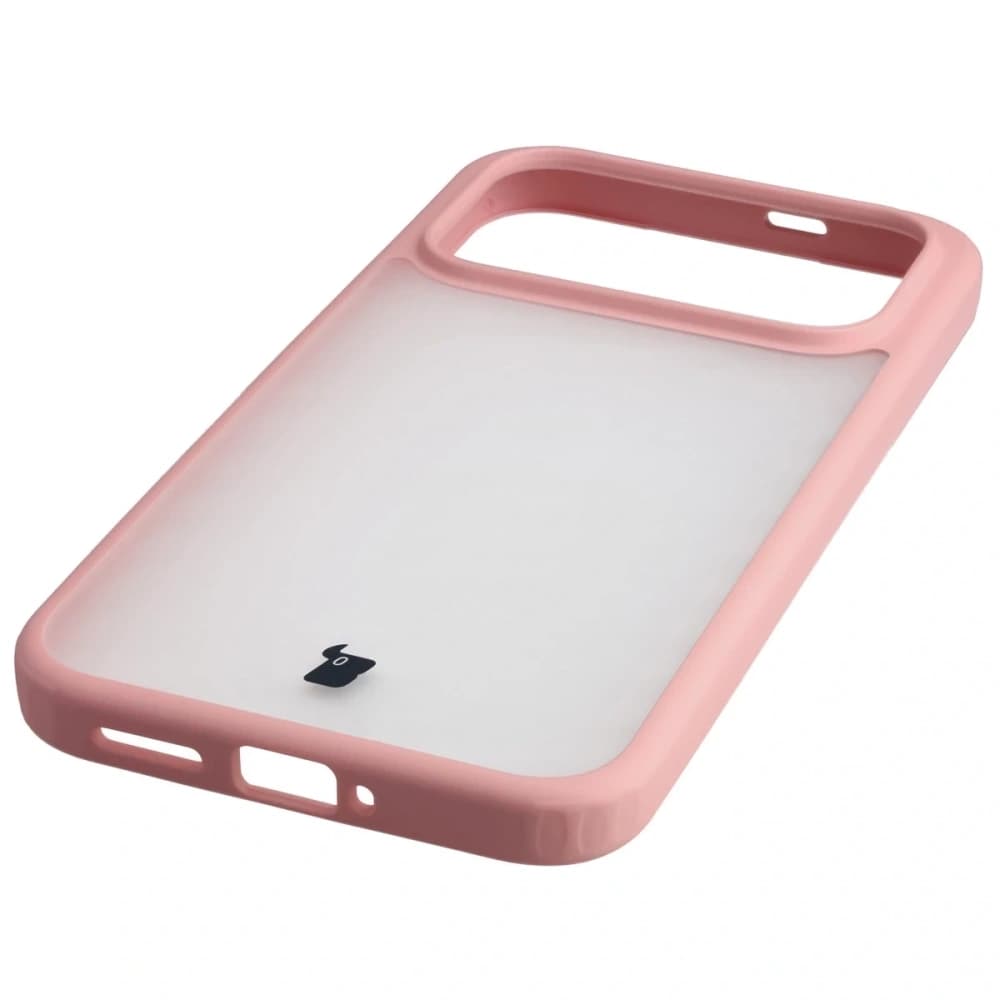 Bizon Case Angelo Xiaomi POCO F8 Ultra halbtransparent mit einem hellrosa Rahmen - 5