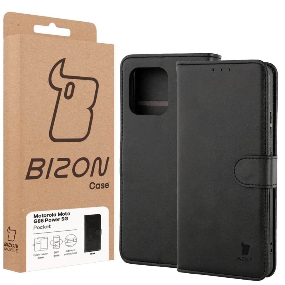 Bizon Case Pocket Motorola Moto G86 Power 5G schwarz - 6