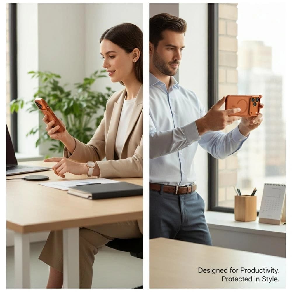 UNIQ Veren Apple iPhone 17 Pro MagClick Charging orange - 2