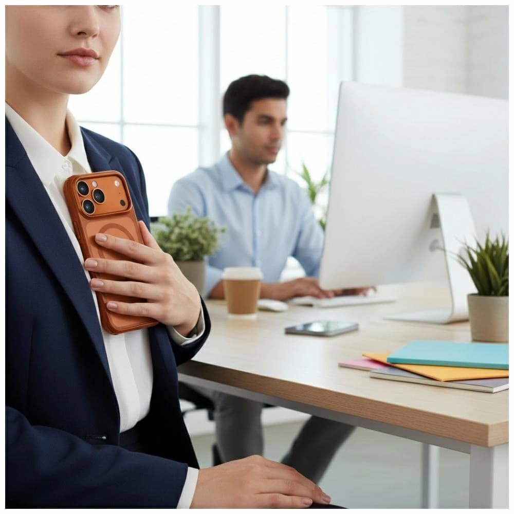 UNIQ Veren Apple iPhone 17 Pro MagClick Charging orange - 3