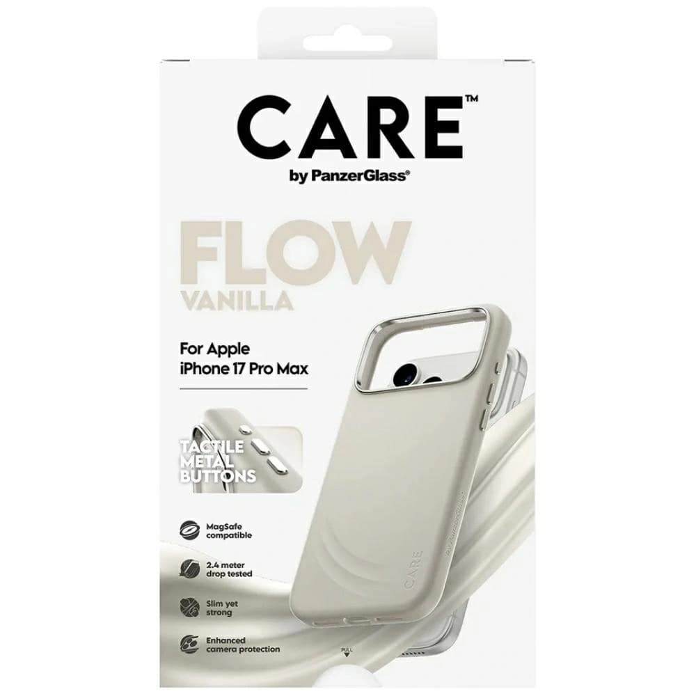 CARE von PanzerGlass FLOW MagSafe Apple iPhone 17 Pro Max Vanille - 4