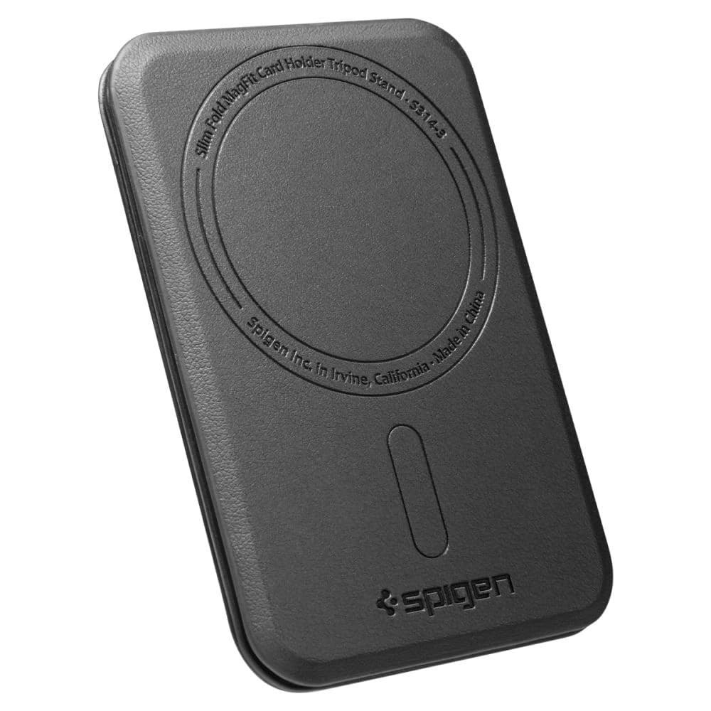 Spigen S314-3 Slim Fold Tripod MagSafe Universal Magnetic Card Holder Black - 7