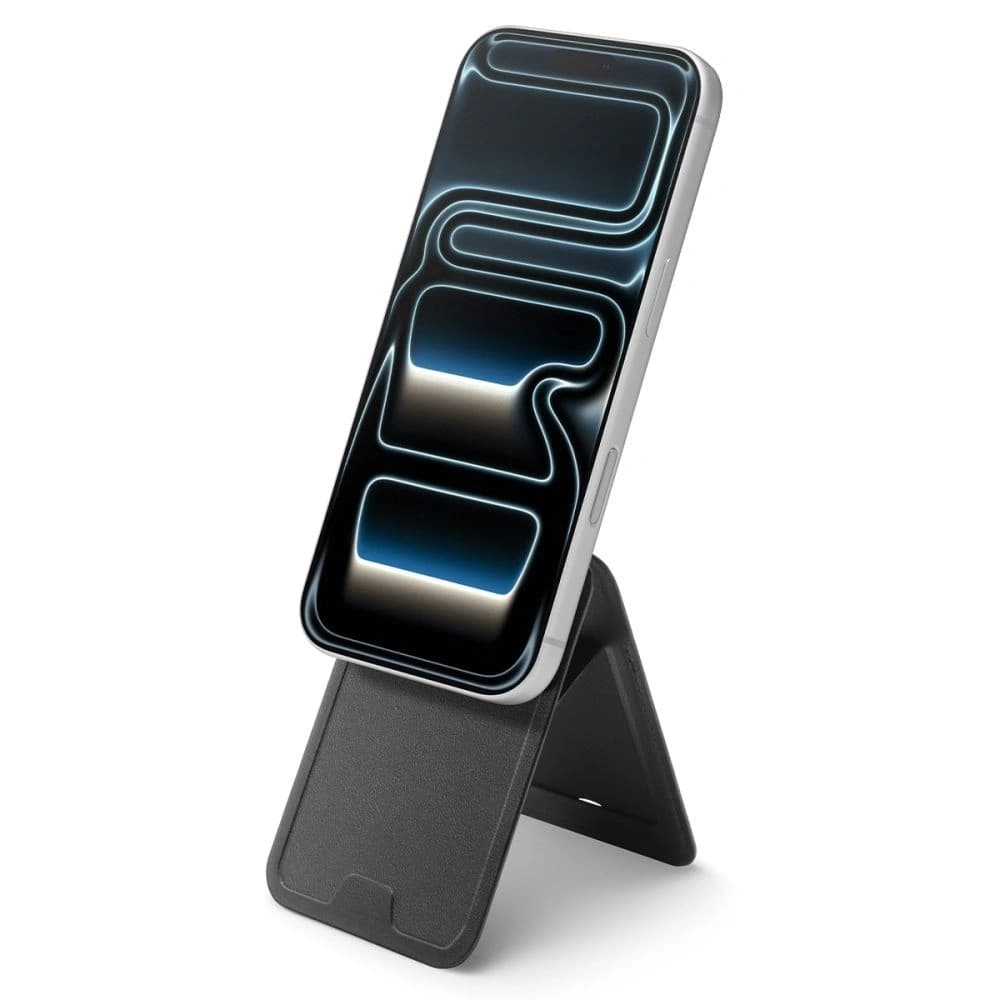 Spigen S314-3 Slim Fold Tripod MagSafe Universal Magnetic Card Holder Black - 9