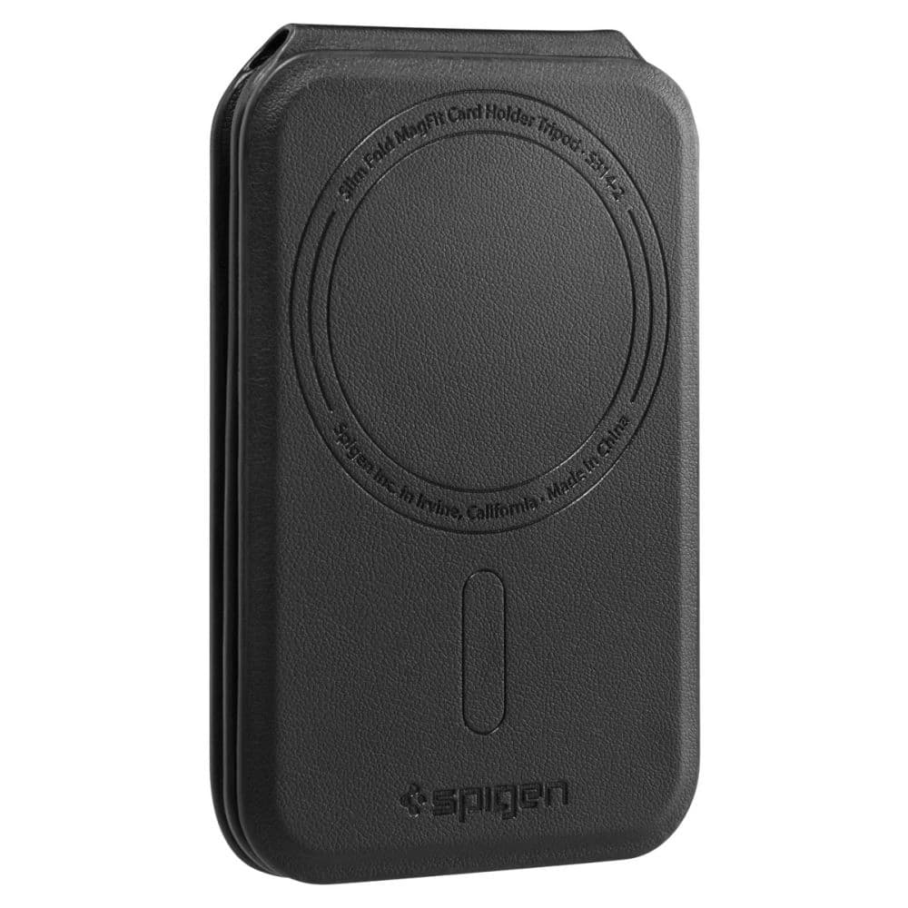 Spigen S314-2 Slim Fold Tripod MagSafe Universal Magnetic Card Holder Black - 11