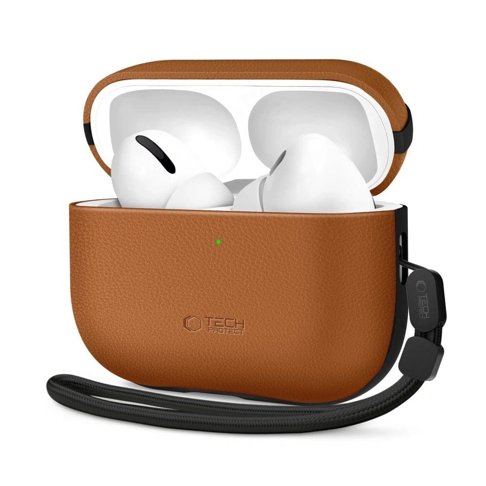 Tech-Protect NaturalFit Apple AirPods Pro 3 Braun - 1