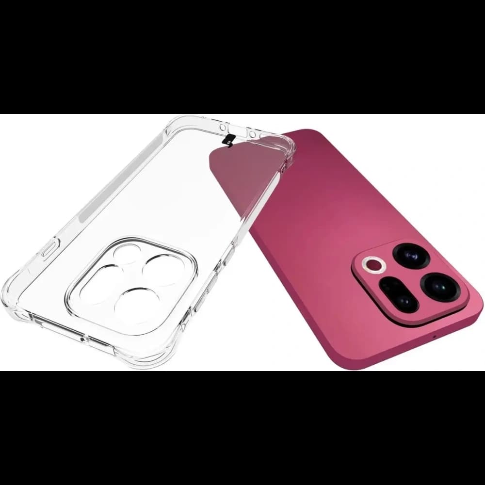 Bizon Case Clear Pack Hülle + 2x Bildschirmfolie Oppo Find X9
 - 5