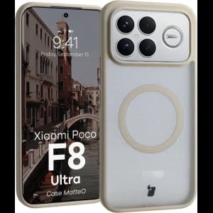 Bizon Case MatteO Magnetic Xiaomi POCO F8 Ultra rauchbeige
