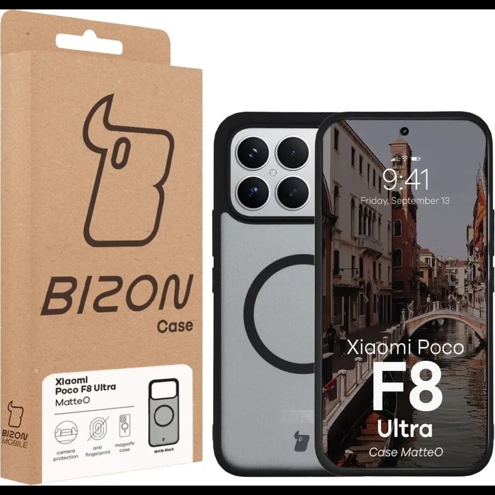 Bizon Case MatteO Magnetic Xiaomi POCO F8 Ultra rauchschwarz
 - 7