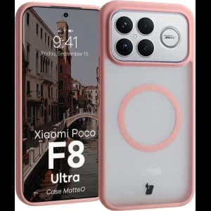 Bizon Case MatteO Magnetic Xiaomi POCO F8 Ultra rauchhellrosa
