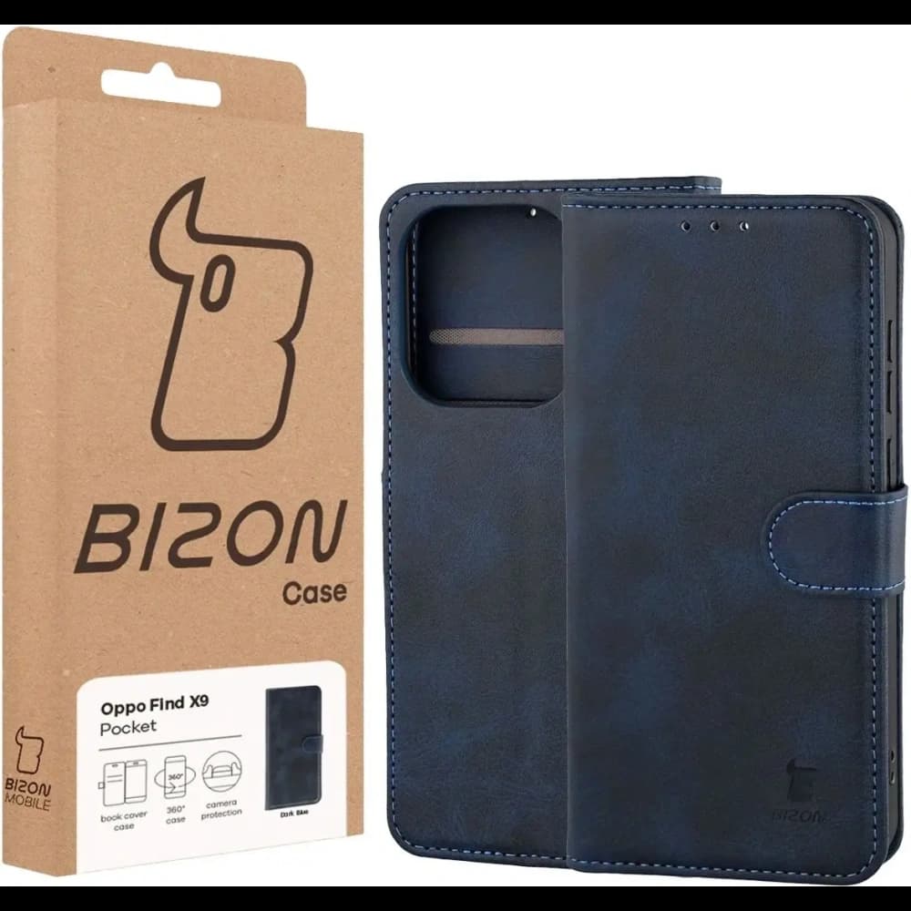 Bizon Case Pocket Oppo Find X9 navy blue - 6