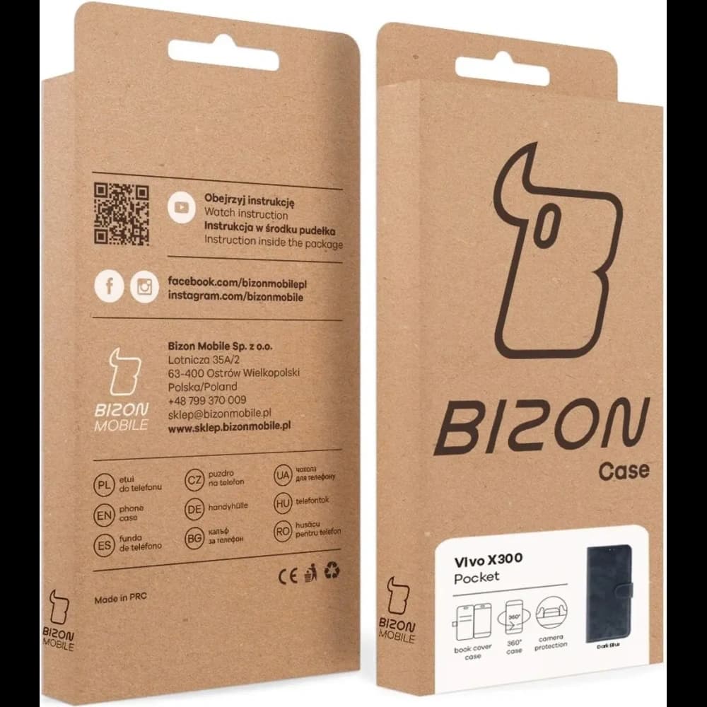 Bizon Case Pocket Vivo X300 navy blue - 7