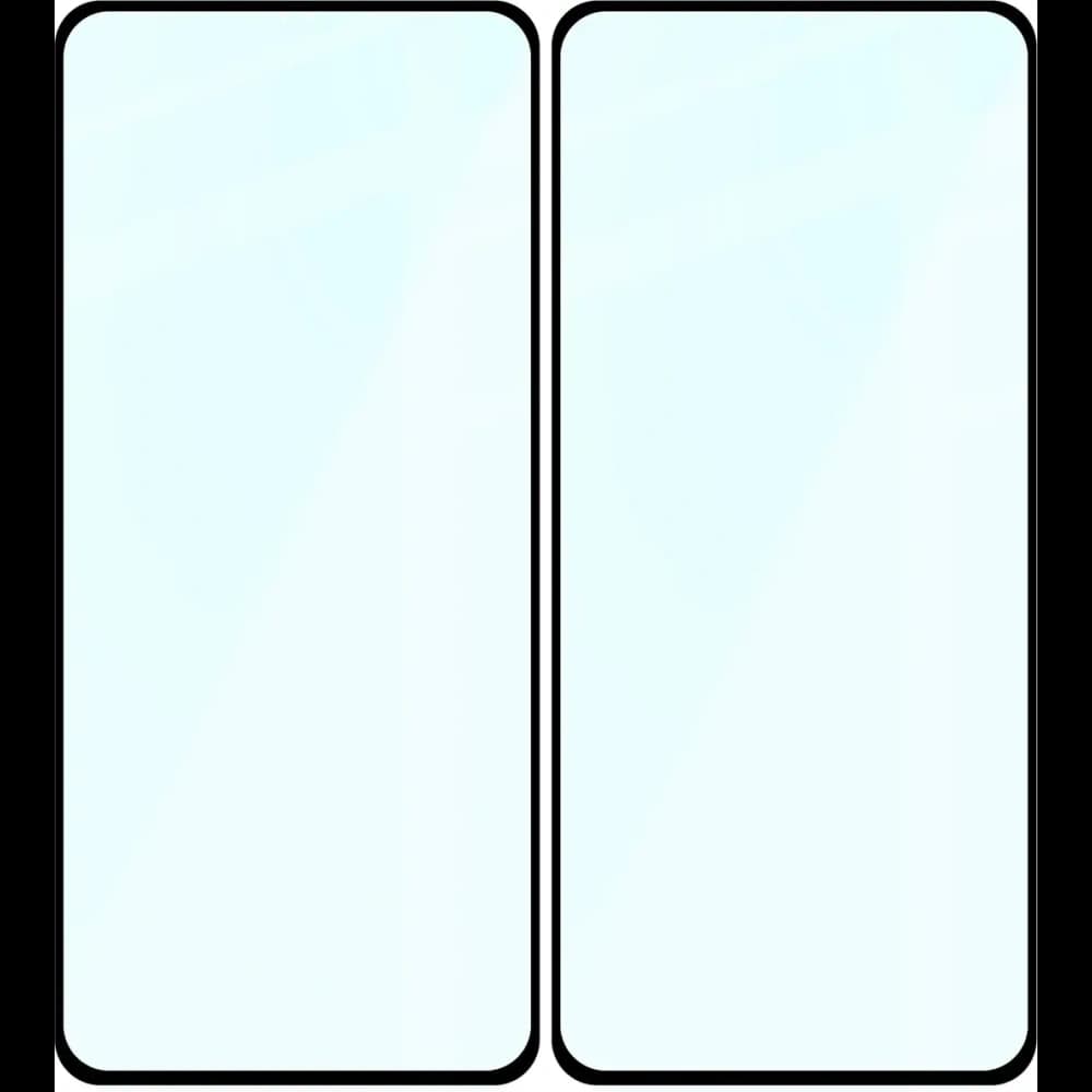 Bizon Glass Edge Duo Motorola Moto G84 5G schwarzer Rahmen [2 PACK]
 - 4