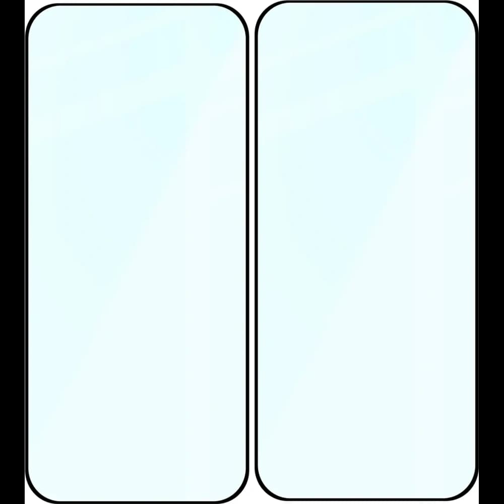 Bizon Glass Edge Duo Google Pixel 10 Pro XL / 9 Pro XL black frame [2 PACK] - 4