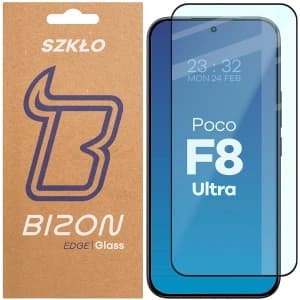 Bizon Glass Edge 2 Xiaomi POCO F8 Ultra black frame