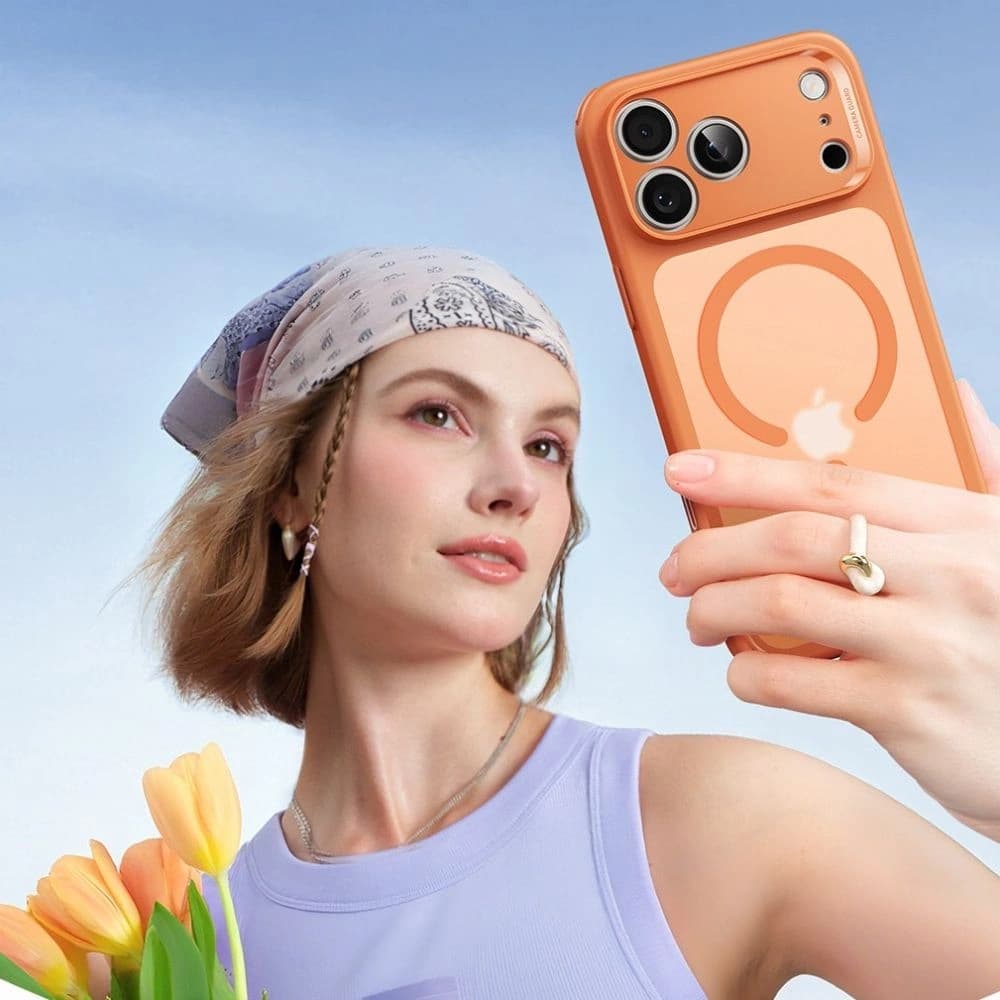 ESR Classic Hybrid MagSafe Apple iPhone 17 Pro Frosted Orange
 - 6